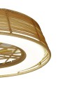 INDONESIA MINI * PLAFÓN / VENTILADOR - RATAN